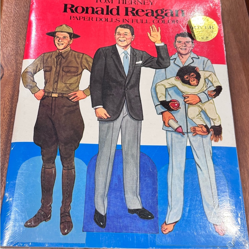 Tom Tierney Ronald Reagan Paper Dolls in Full Color
